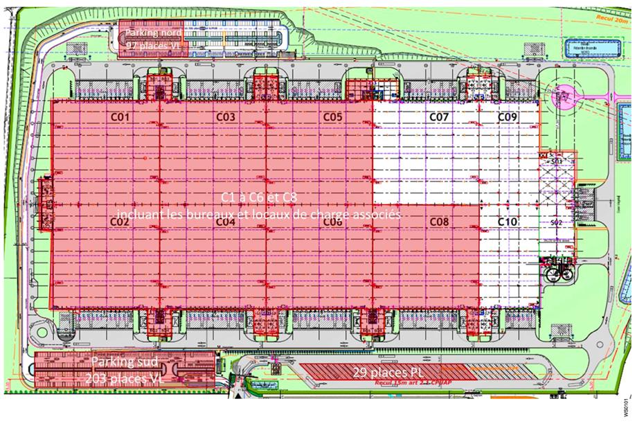Entrepôt classe a Saveuse 30383m² Location entrepôt classe a Saveuse Somme OLLOG2106237 2